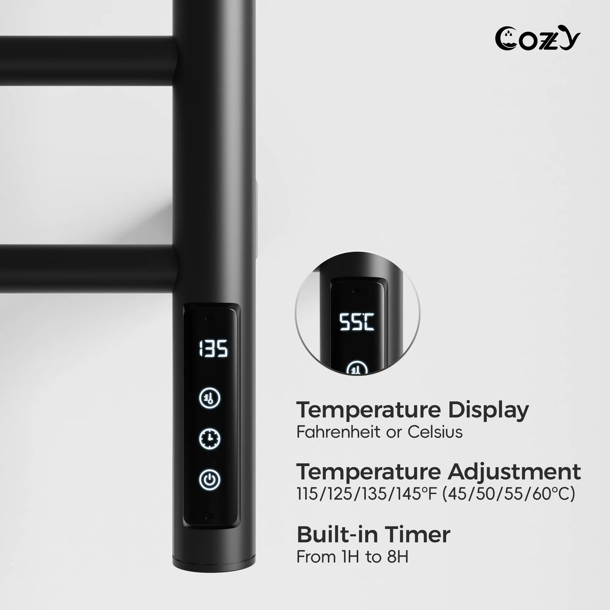 Cozy Electric Heated Towel Rack EB03