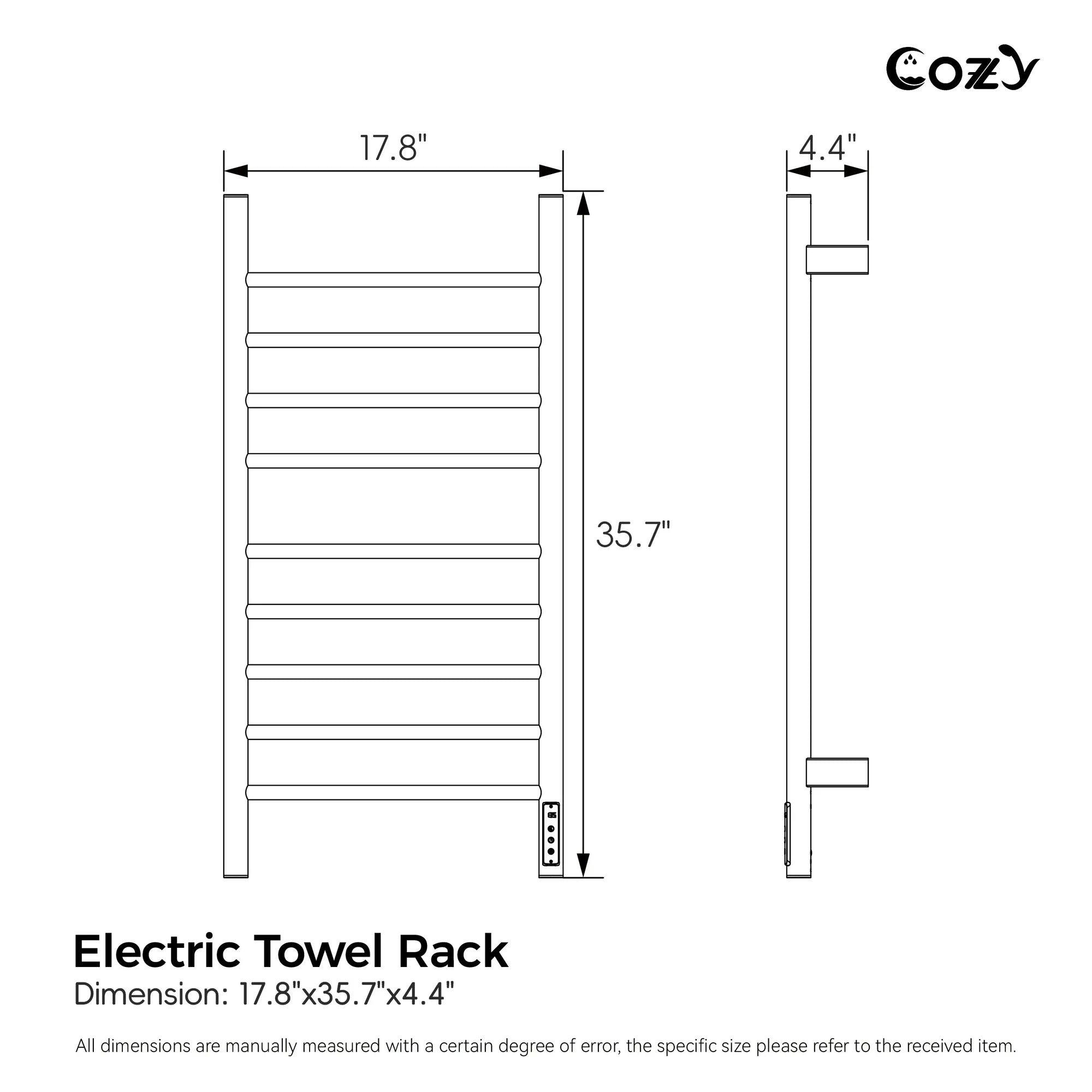 Cozy Electric Heated Towel Rack EB03