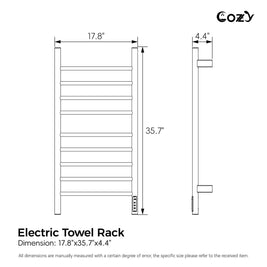 Cozy Electric Heated Towel Rack EB03