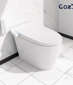 COZY Smart Toilet WH08, Auto Flush, Auto lids, Instant Heat, Dryer, Side Knob
