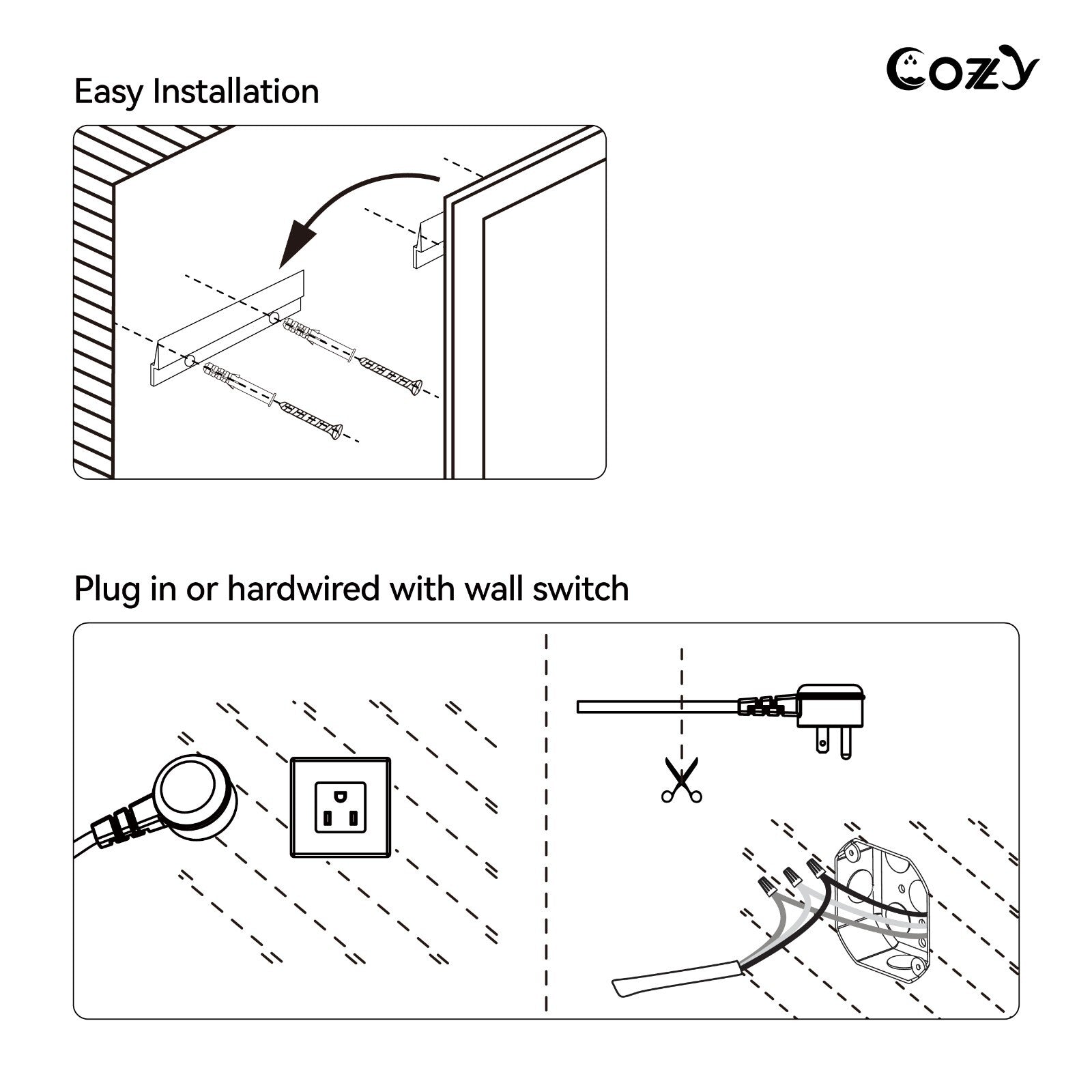 20x28'' LED Bathroom Mirror Wall Vanity Mirror Dimmable Anti-fog Tempered Glass