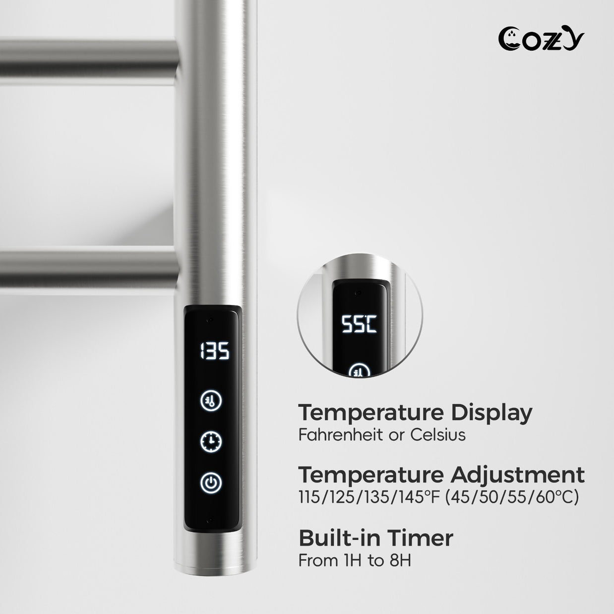 Cozy Electric Heated Towel Rack EB03